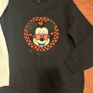 New Mickey & Minnie crewnecks